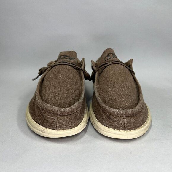 Hey Dude Men's Size 12 Wally Chocolate Slip On Shoes - Picture 2 of 10